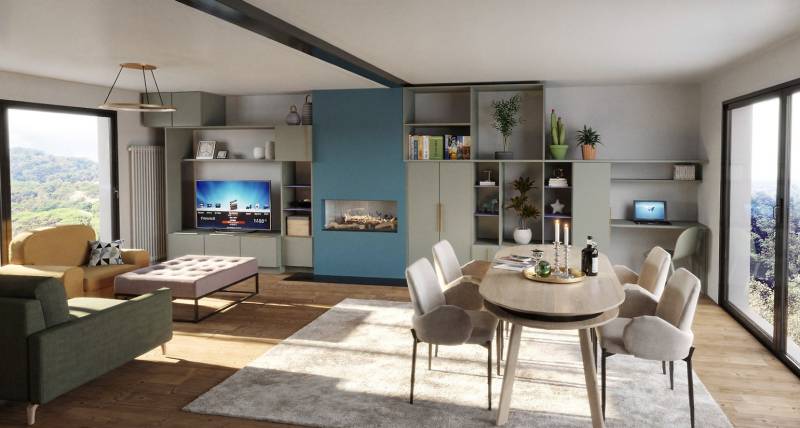 Aménagement de salon sur mesure