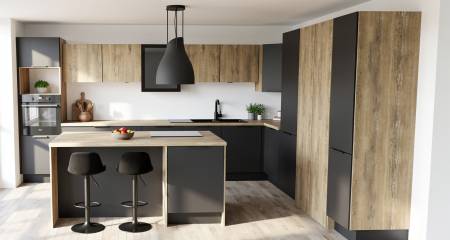 Notre zone d'activité pour ce service Conception cuisine haut de gamme avec réalité virtuelle plans 3D crédence inox et mobilier sans poignées